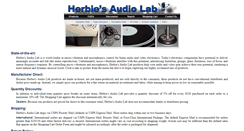 Desktop Screenshot of herbiesaudiolab.net
